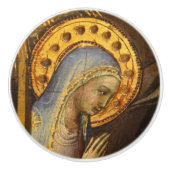 Christlich frohe Weihnachts-Antiquitätenmuseum Mar Keramikknauf (Vorderseite)