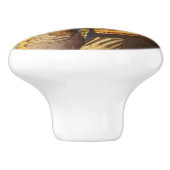 Christlich frohe Weihnachts-Antiquitätenmuseum Mar Keramikknauf (Seitenansicht)