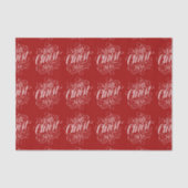 Christlich frohe Weihnachtskhalke Briefe Christus Seidenpapier (Vorderseite)