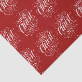 Christlich frohe Weihnachtskhalke Briefe Christus Seidenpapier (Ausschnitt)