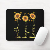 Christlich für die Liebe der Sonnenblumen Mousepad (Mit Mouse)