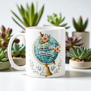 Christlich Für so sehr hat Gott die Welt geliebt Kaffeetasse