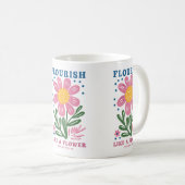 Christlich Geblüht wie ein Blume-Zitat Kaffeetasse (VorderseiteRechts)