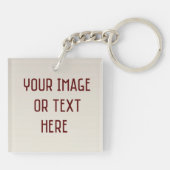 Christlich Gerettet Rotes Kreuz und Textdesign Schlüsselanhänger (Rückseite)