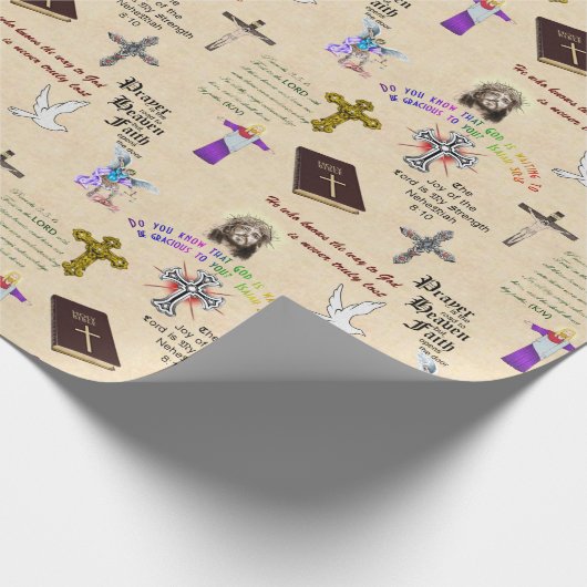 Christlich Geschenkpapier (Ecke)