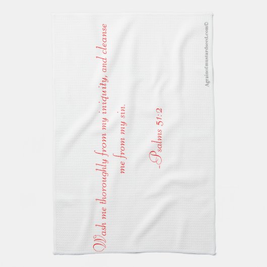 Christlich Geschirrtuch (Vertikal)