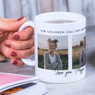 Christlich gesegnete Mama Geschenk Foto Collage Mi Kaffeetasse