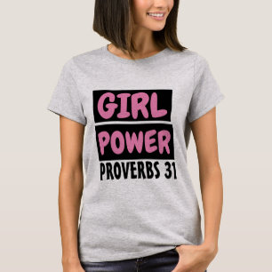 CHRISTLICH GIRL POWER Girls Ladys T - Shirt T-Shir