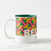 Christlich GLAEVE Mark 9:23 GRENADA FLAG Custom Zweifarbige Tasse (Links)