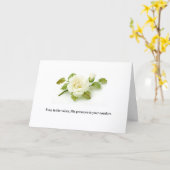 Christlich Glaube-basierte Beileidskarte Karte (Gelbe Blume)