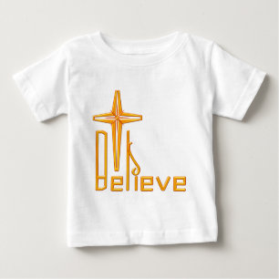 Christlich glauben baby t-shirt