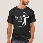Christlich GOLFER T-Shirt (Vorderseite)