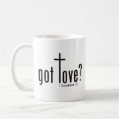 Christlich "got Liebe?" Tasse (Links)