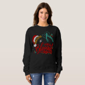 Christlich GRATIS DANKFUL BLESSET Weihnachten Sweatshirt (Vorne ganz)