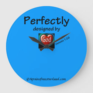 Christlich Große Wanduhr