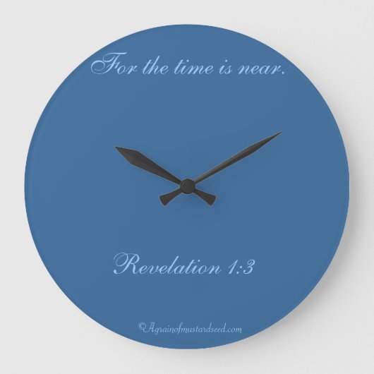 Christlich Große Wanduhr (Vorderseite)