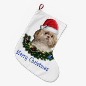 christlich großer weihnachtsstrumpf (Vorderansicht (hängend))