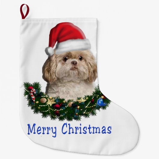 christlich großer weihnachtsstrumpf (Vorderseite)