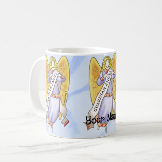 Christlich Guardian Angel Kaffeetasse (Vorderseite Links)