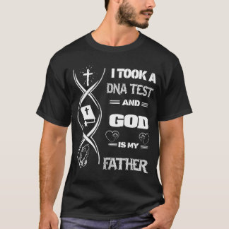 Christlich habe ich einen DNA-Test gemacht und Got T-Shirt
