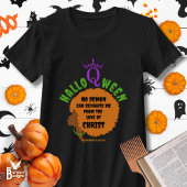 Christlich HALLOQWEEN Afro Halloween T-Shirt