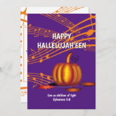 Christlich Halloween Feiertagskarte (Vorne/Hinten)