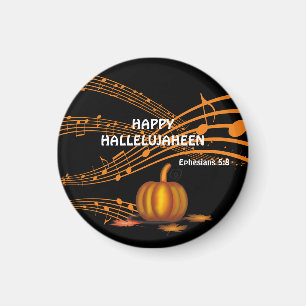 Christlich Halloween HALLELUJAHEEN Kürbis Magnet