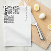 Christlich Handtuch (Viertel Falte)