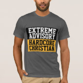 CHRISTLICH HARDCORE CHRISTLICHE T - SHIRT (Vorderseite)