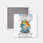 Christlich hatte sogar Jesus einen Fischer, der di Magnet (Vorderseite/Rückseite)
