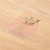 Christlich Heaven Sent Pink Clouds Girl Babydusche Acryleinladungen (Ablage )