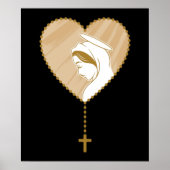 Christlich Heilige Rosary Poster (Vorne)