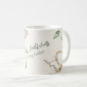 Christlich Hymn Magnolia Script Watercolor Kaffeetasse (VorderseiteRechts)