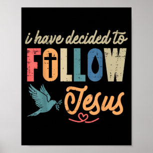 Christlich ich habe mich entschieden, Jesus Gott M Poster