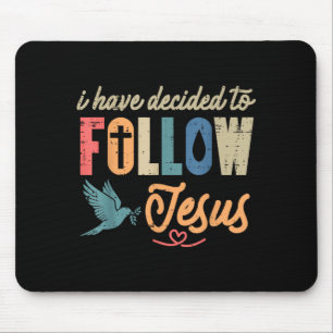 Christlich ich habe mich entschieden Jesus Gott Mä Mousepad
