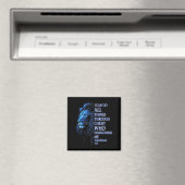 Christlich, ich kann alle Dinge durch Christus Löw Magnet (In Situ (Geschirrspüler))