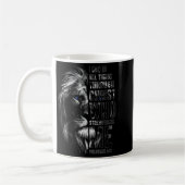 Christlich ich kann alle Dinge durch Christus Löwe Kaffeetasse (Links)
