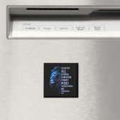Christlich ich kann alle Dinge durch Christus Löwe Magnet (In Situ (Geschirrspüler))