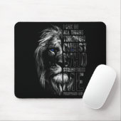 Christlich Ich kann alle Dinge durch Christus Löwe Mousepad (Mit Mouse)