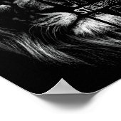 Christlich ich kann alle Dinge durch Christus Löwe Poster (Ecke)