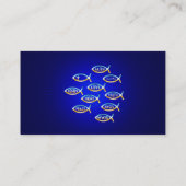 Christlich | Ichtus Symbol Visitenkarte (Rückseite)