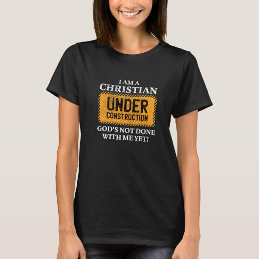 Christlich im Bau Christlich T-Shirt (Vorderseite)