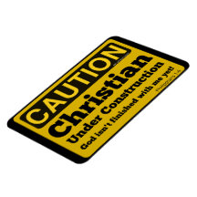 Christlich im Kühlschrankmagnet Baugewerbe