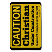 Christlich im Kühlschrankmagnet Baugewerbe Magnet (Vertikal)