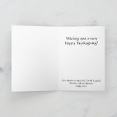 Christlich immer etwas, wofür man dankbar ist karte (Innenseite)