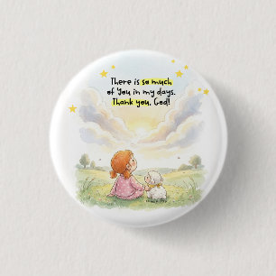 Christlich inspirierender Glaube Button