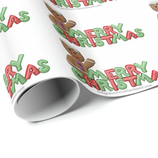 Christlich Inspiriert Geschenkpapier (Rolleneckpunkt)