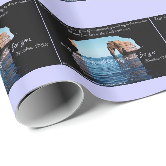 Christlich Inspiriert Geschenkpapier (Rolleneckpunkt)