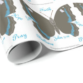Christlich Inspiriert Geschenkpapier (Rolleneckpunkt)
