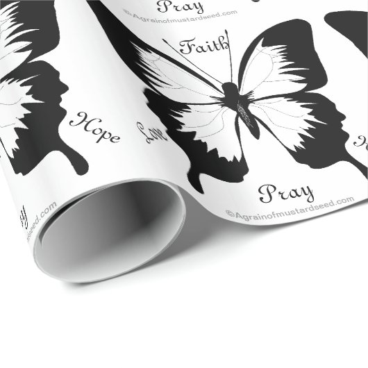 Christlich Inspiriert Geschenkpapier (Rolleneckpunkt)